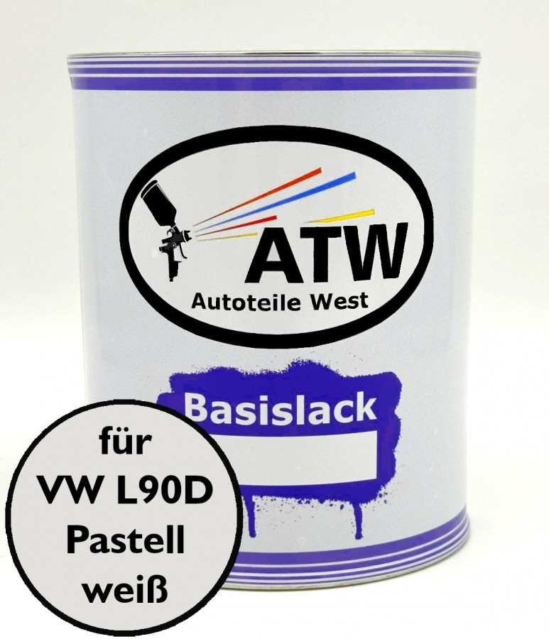 Autolack für VW L90D Pastellweiß